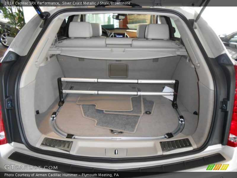 Silver Coast Metallic / Shale/Brownstone 2014 Cadillac SRX Performance