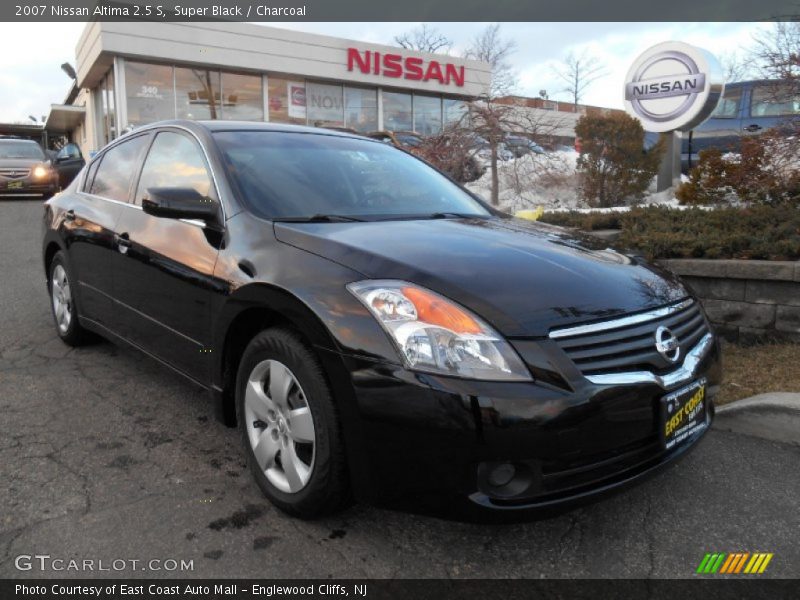 Super Black / Charcoal 2007 Nissan Altima 2.5 S