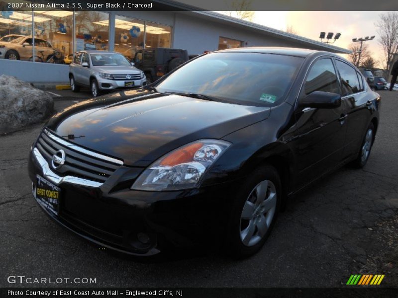 Super Black / Charcoal 2007 Nissan Altima 2.5 S
