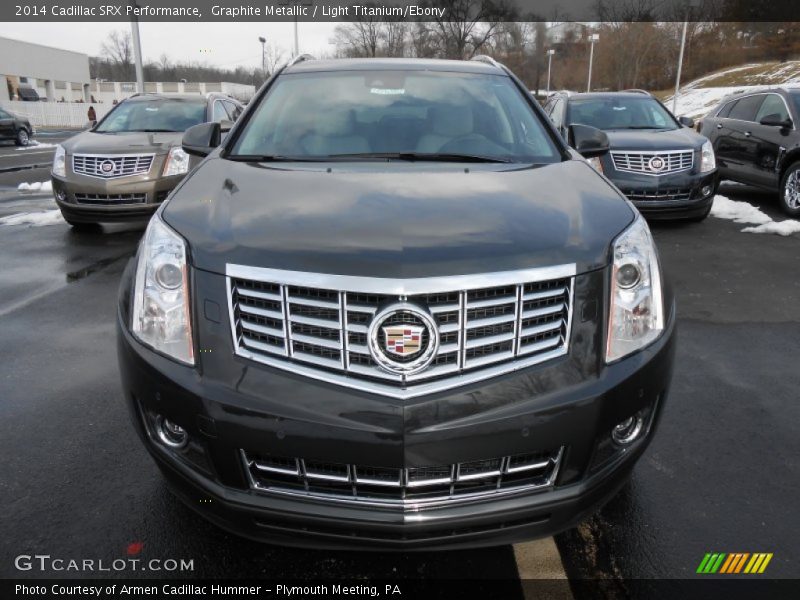 Graphite Metallic / Light Titanium/Ebony 2014 Cadillac SRX Performance