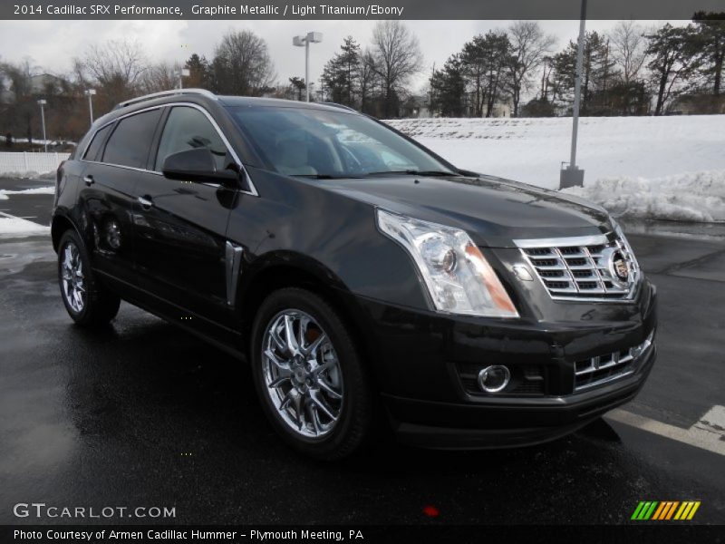 Graphite Metallic / Light Titanium/Ebony 2014 Cadillac SRX Performance