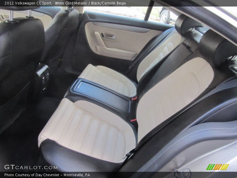 White Gold Metallic / Black/Cornsilk Beige 2012 Volkswagen CC Sport