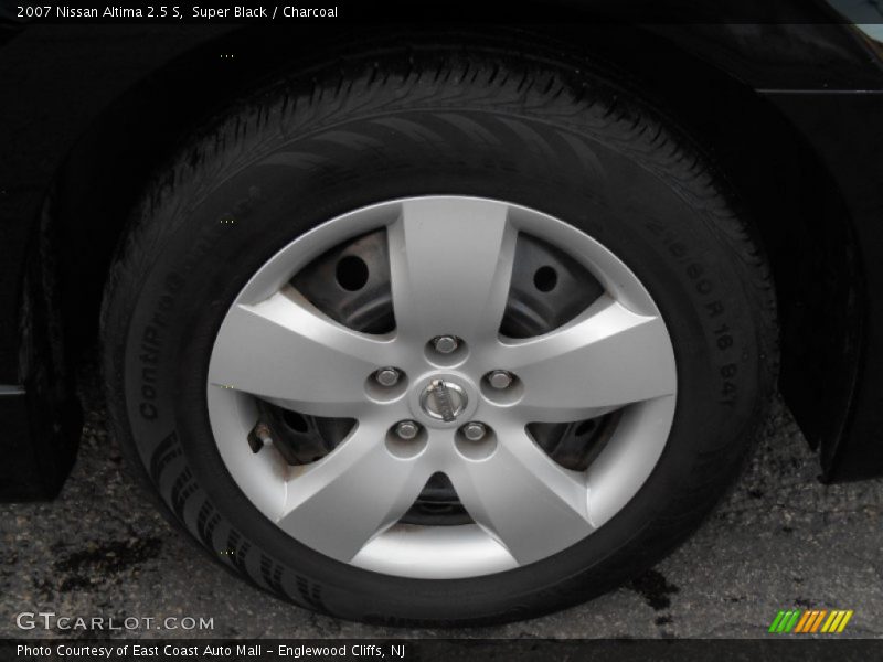 Super Black / Charcoal 2007 Nissan Altima 2.5 S