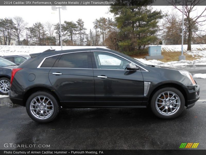 Graphite Metallic / Light Titanium/Ebony 2014 Cadillac SRX Performance