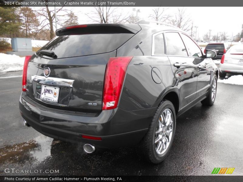 Graphite Metallic / Light Titanium/Ebony 2014 Cadillac SRX Performance