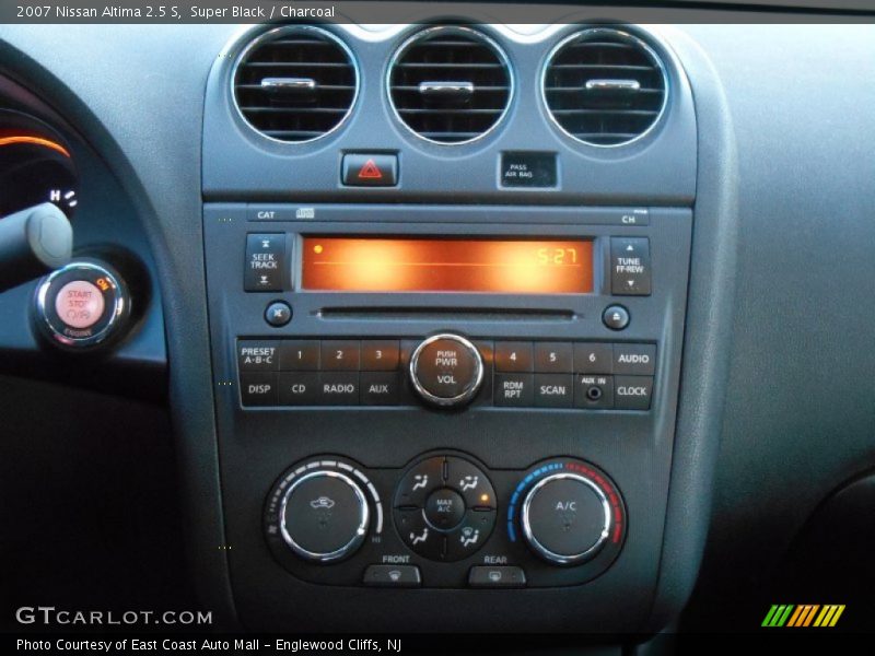 Super Black / Charcoal 2007 Nissan Altima 2.5 S