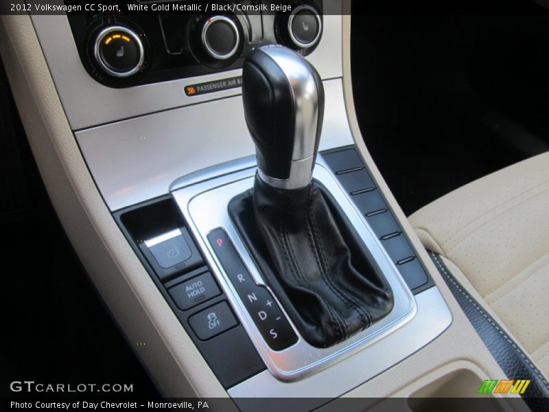 White Gold Metallic / Black/Cornsilk Beige 2012 Volkswagen CC Sport