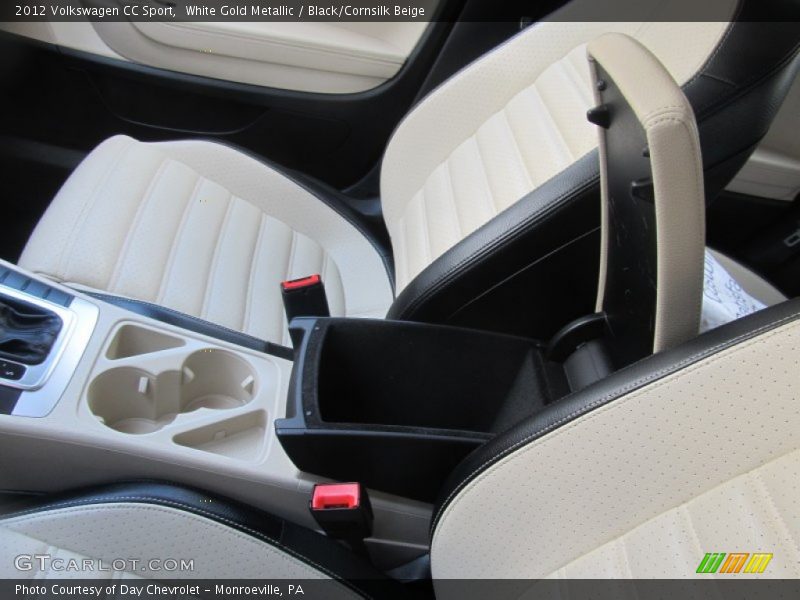 White Gold Metallic / Black/Cornsilk Beige 2012 Volkswagen CC Sport