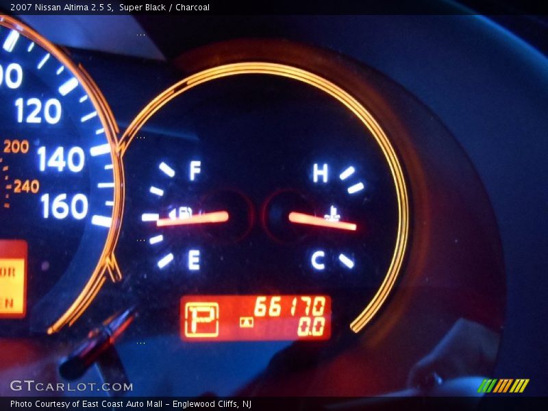 Super Black / Charcoal 2007 Nissan Altima 2.5 S