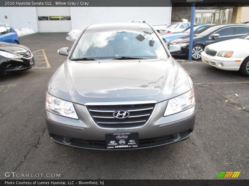 Willow Gray / Gray 2010 Hyundai Sonata GLS