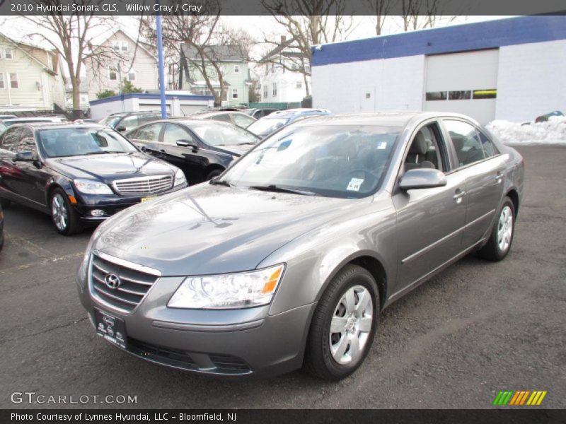 Willow Gray / Gray 2010 Hyundai Sonata GLS
