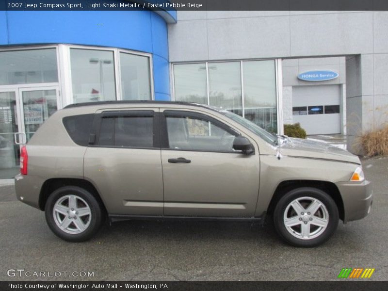 Light Khaki Metallic / Pastel Pebble Beige 2007 Jeep Compass Sport