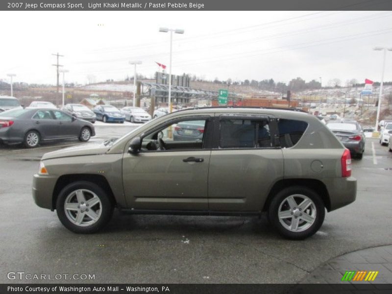 Light Khaki Metallic / Pastel Pebble Beige 2007 Jeep Compass Sport