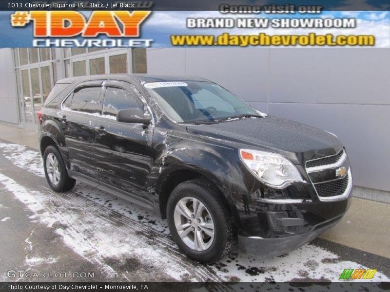 Black / Jet Black 2013 Chevrolet Equinox LS