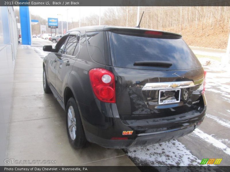 Black / Jet Black 2013 Chevrolet Equinox LS
