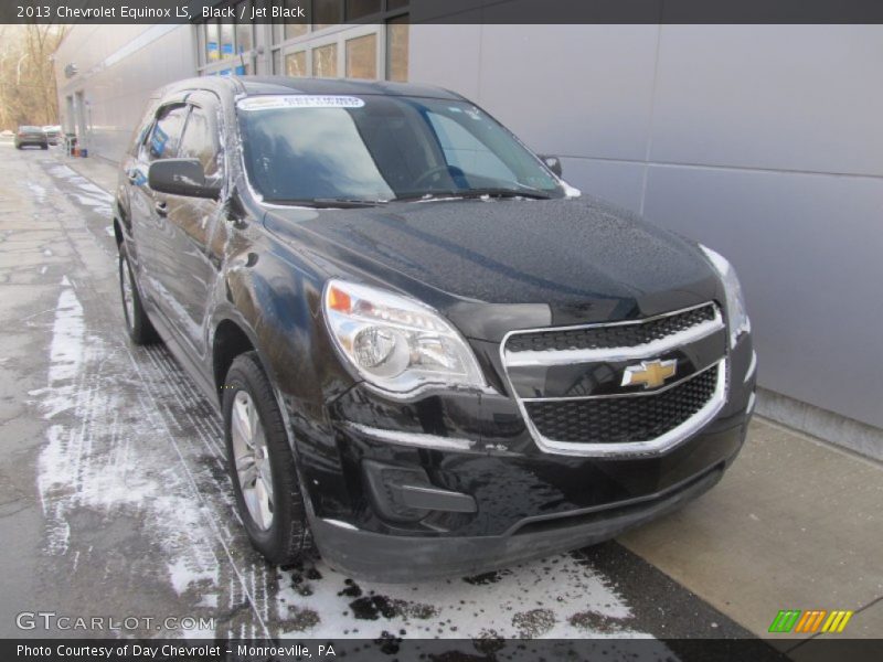 Black / Jet Black 2013 Chevrolet Equinox LS