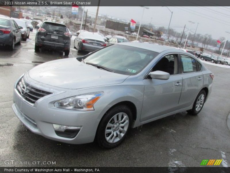 Brilliant Silver / Charcoal 2013 Nissan Altima 2.5 S