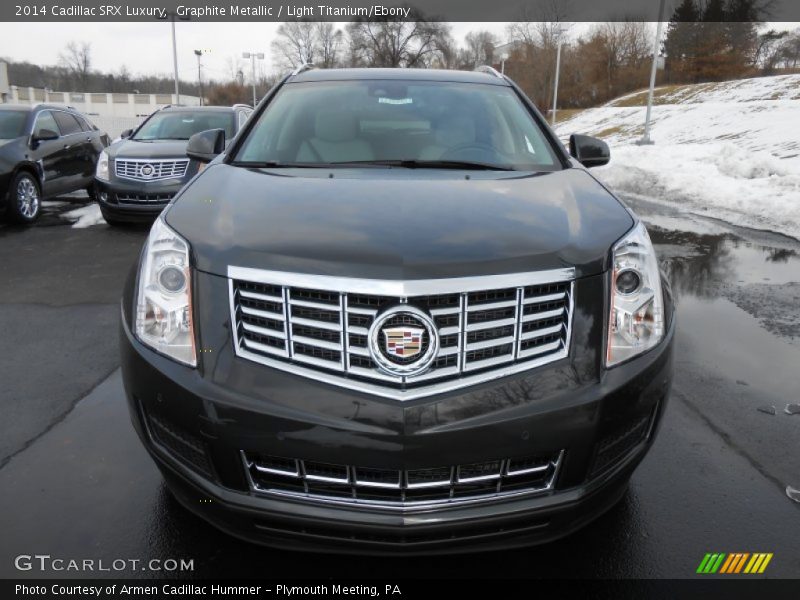 Graphite Metallic / Light Titanium/Ebony 2014 Cadillac SRX Luxury