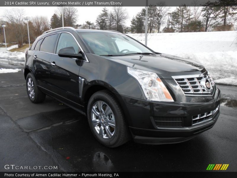 Graphite Metallic / Light Titanium/Ebony 2014 Cadillac SRX Luxury