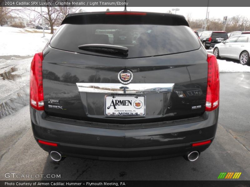 Graphite Metallic / Light Titanium/Ebony 2014 Cadillac SRX Luxury