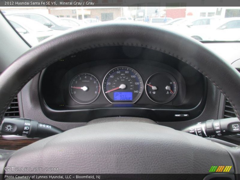 Mineral Gray / Gray 2012 Hyundai Santa Fe SE V6