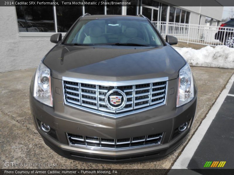 Terra Mocha Metallic / Shale/Brownstone 2014 Cadillac SRX Performance