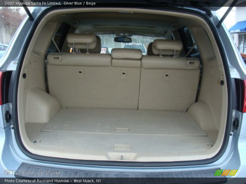 Silver Blue / Beige 2007 Hyundai Santa Fe Limited