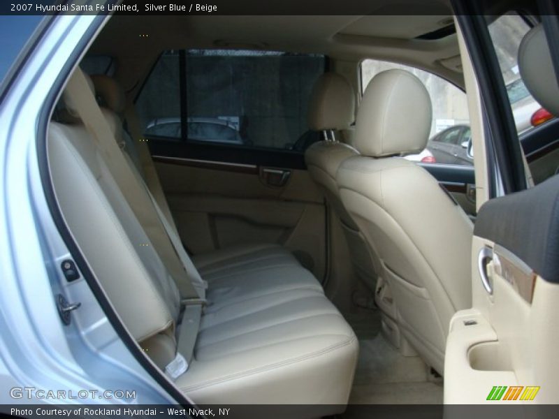 Silver Blue / Beige 2007 Hyundai Santa Fe Limited