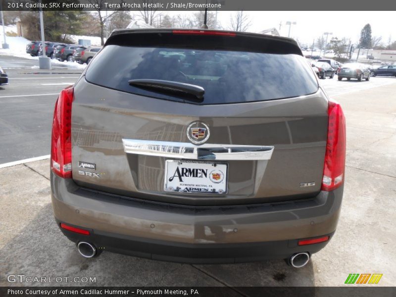 Terra Mocha Metallic / Shale/Brownstone 2014 Cadillac SRX Performance