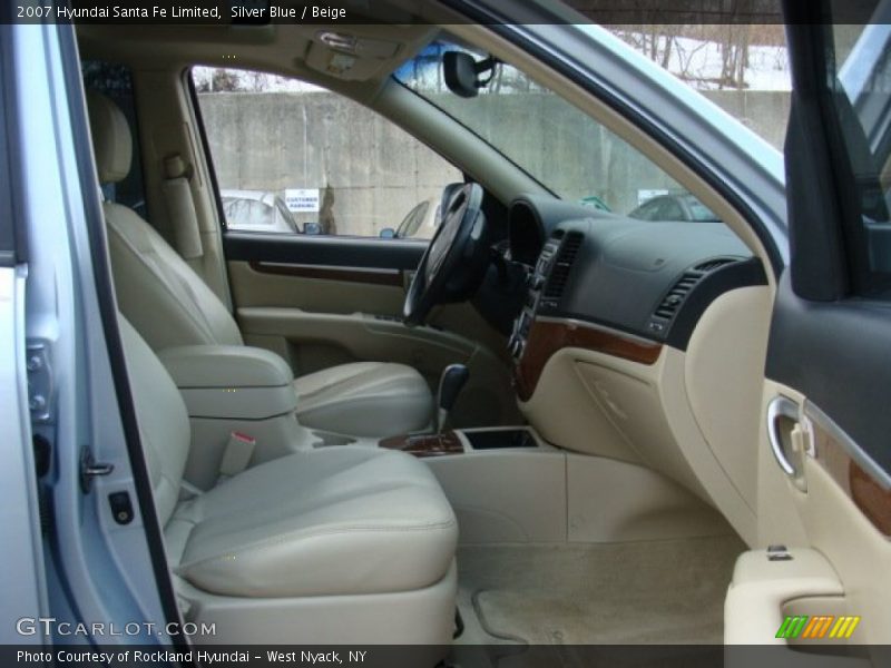 Silver Blue / Beige 2007 Hyundai Santa Fe Limited