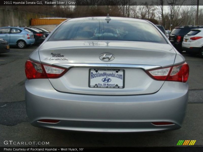 Radiant Silver / Gray 2011 Hyundai Sonata GLS