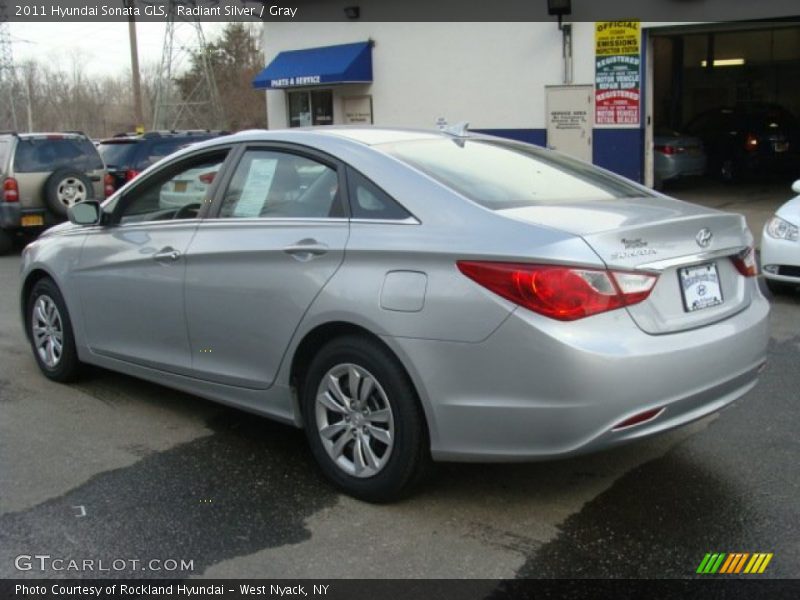 Radiant Silver / Gray 2011 Hyundai Sonata GLS