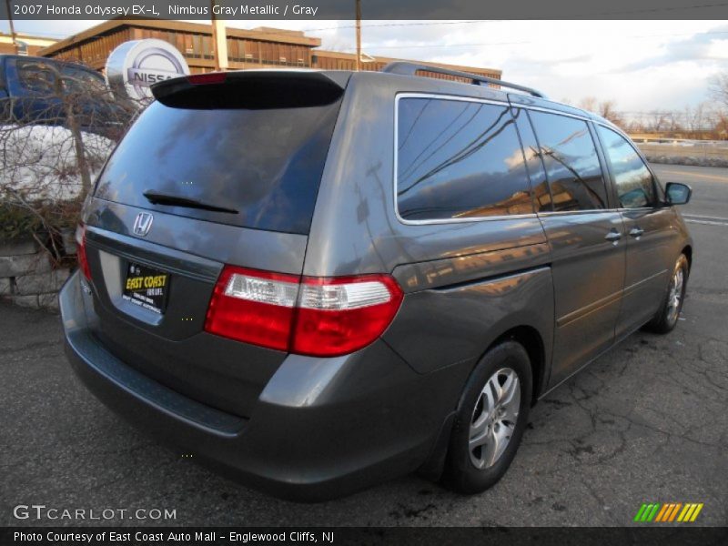 Nimbus Gray Metallic / Gray 2007 Honda Odyssey EX-L