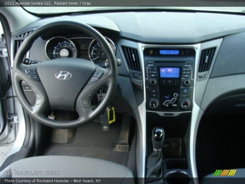 Radiant Silver / Gray 2011 Hyundai Sonata GLS