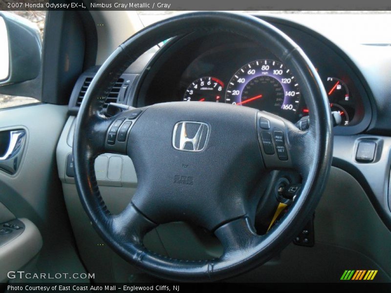 Nimbus Gray Metallic / Gray 2007 Honda Odyssey EX-L