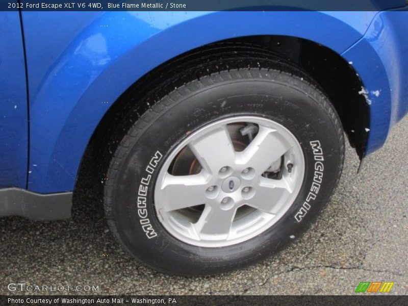 Blue Flame Metallic / Stone 2012 Ford Escape XLT V6 4WD