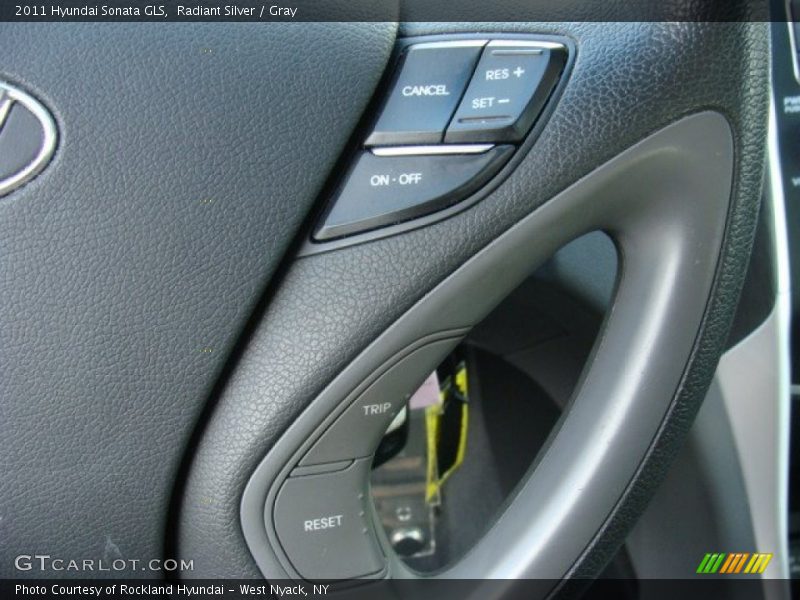 Radiant Silver / Gray 2011 Hyundai Sonata GLS