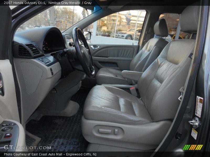 Nimbus Gray Metallic / Gray 2007 Honda Odyssey EX-L