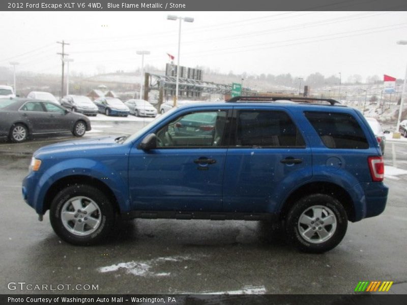 Blue Flame Metallic / Stone 2012 Ford Escape XLT V6 4WD