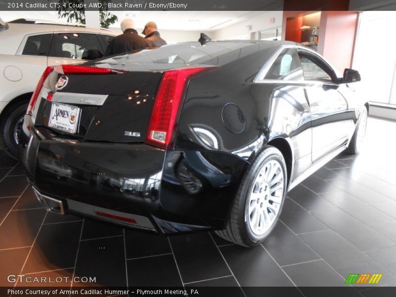 Black Raven / Ebony/Ebony 2014 Cadillac CTS 4 Coupe AWD