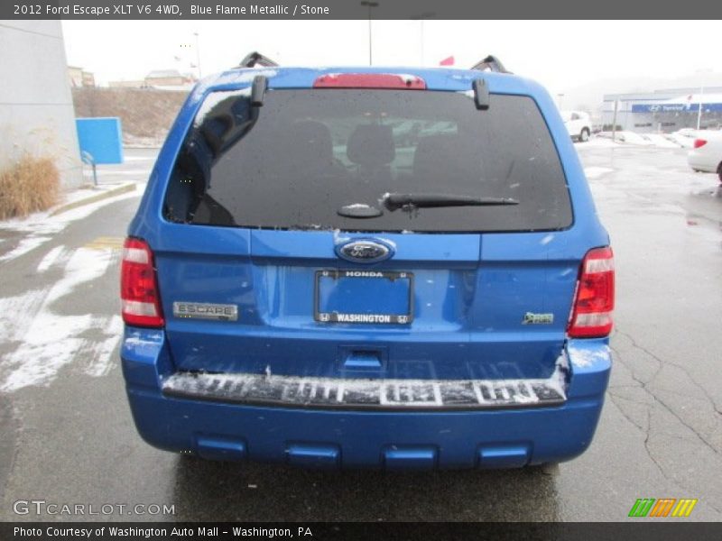 Blue Flame Metallic / Stone 2012 Ford Escape XLT V6 4WD