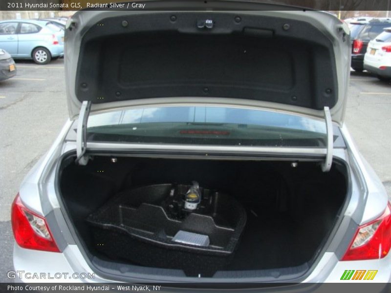 Radiant Silver / Gray 2011 Hyundai Sonata GLS
