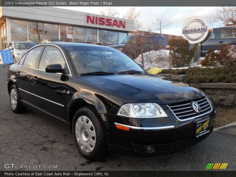 Black Magic Pearl / Beige 2001 Volkswagen Passat GLS Sedan