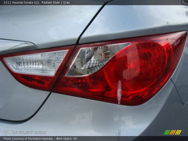 Radiant Silver / Gray 2011 Hyundai Sonata GLS