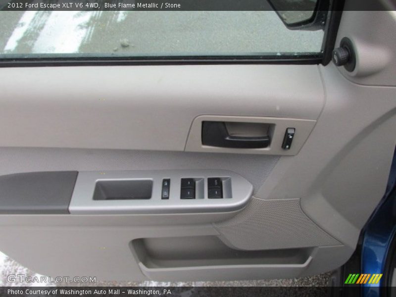 Blue Flame Metallic / Stone 2012 Ford Escape XLT V6 4WD