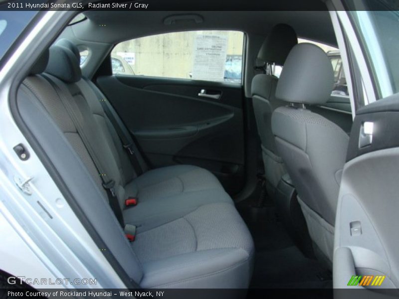 Radiant Silver / Gray 2011 Hyundai Sonata GLS