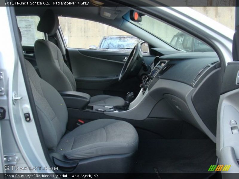 Radiant Silver / Gray 2011 Hyundai Sonata GLS