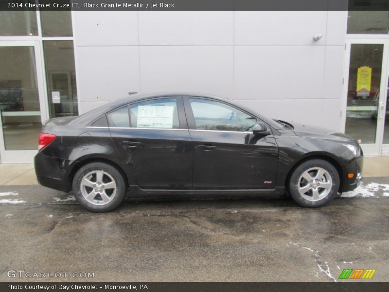 Black Granite Metallic / Jet Black 2014 Chevrolet Cruze LT