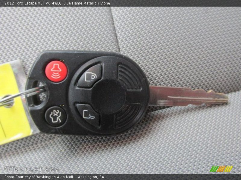 Blue Flame Metallic / Stone 2012 Ford Escape XLT V6 4WD