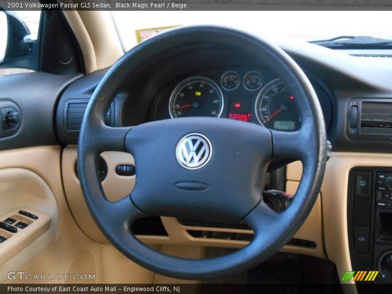 Black Magic Pearl / Beige 2001 Volkswagen Passat GLS Sedan